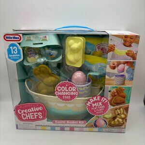 Little Tikes Creative Chefs Easter Basket Kit with 13 Accessories, Pretend Play